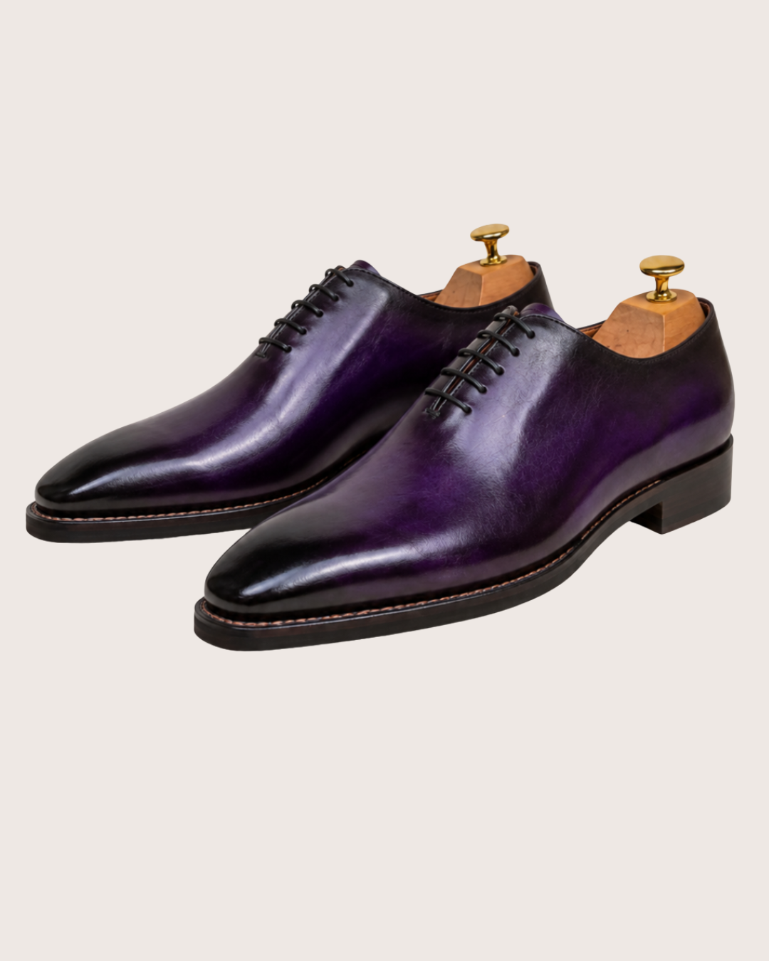 Purple patine wholecut oxford
