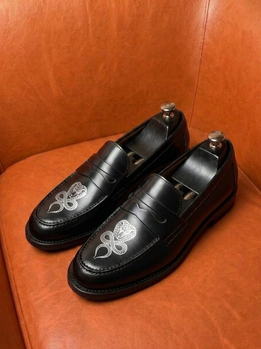 Black Sovereign  Penny Loafer