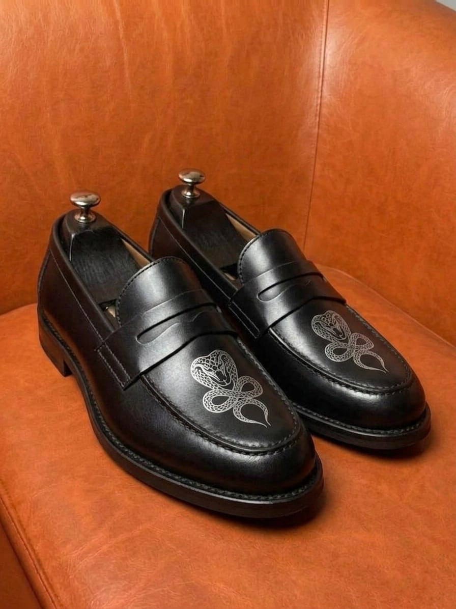 Black Sovereign  Penny Loafer