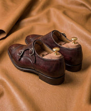 Burgundy Double Monkstrap