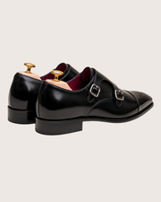 Black Double monkstrap
