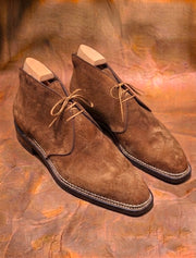 Tan Suede Norwegian Stitched Chukka Boots