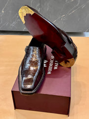 Brown crocodile Norwegian Monkstrap