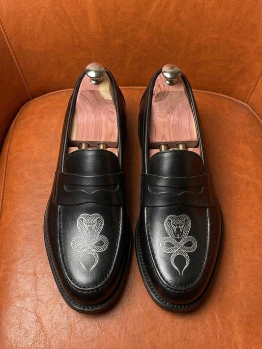 Black Sovereign  Penny Loafer