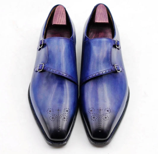 MENS PATINA DOUBE MONKSTRAPS