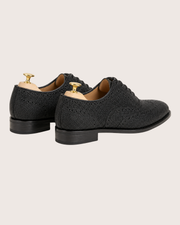 Black stingray wingtip oxford