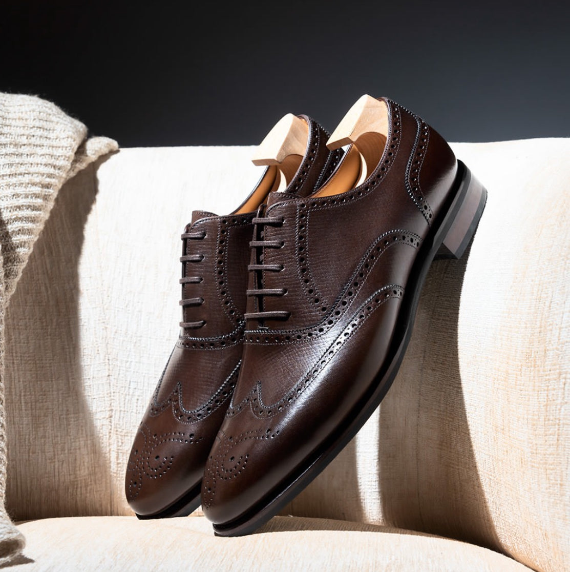 coffee Brown semi brogues