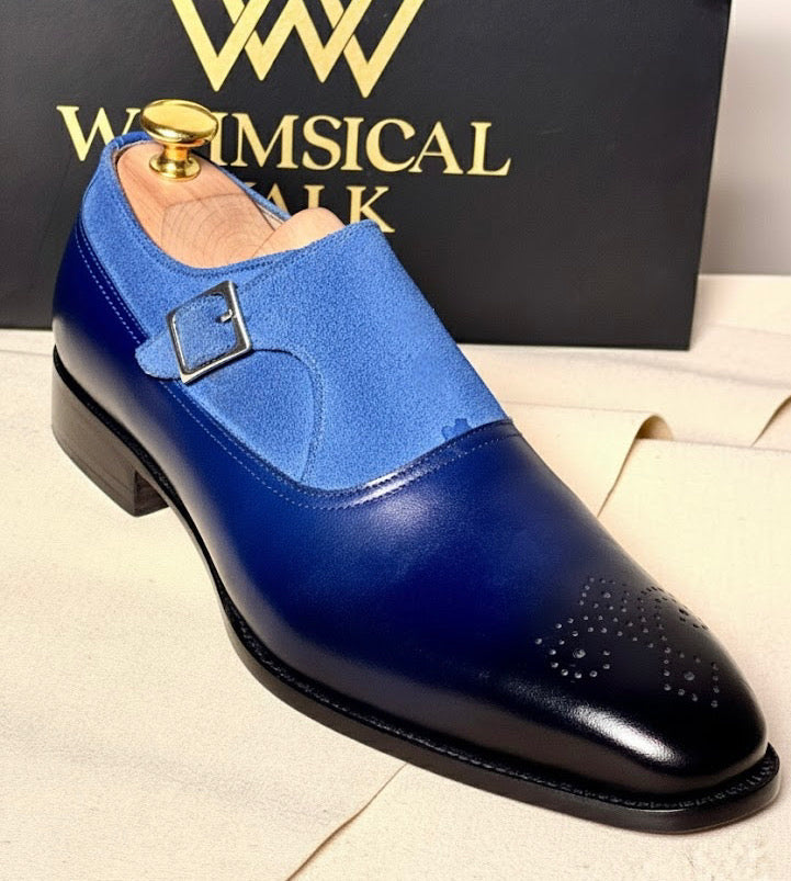 purple patina monkstrap