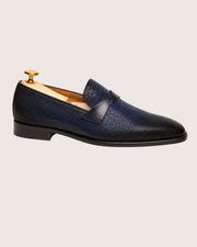 Men's Blue Patina Stingray Loafers