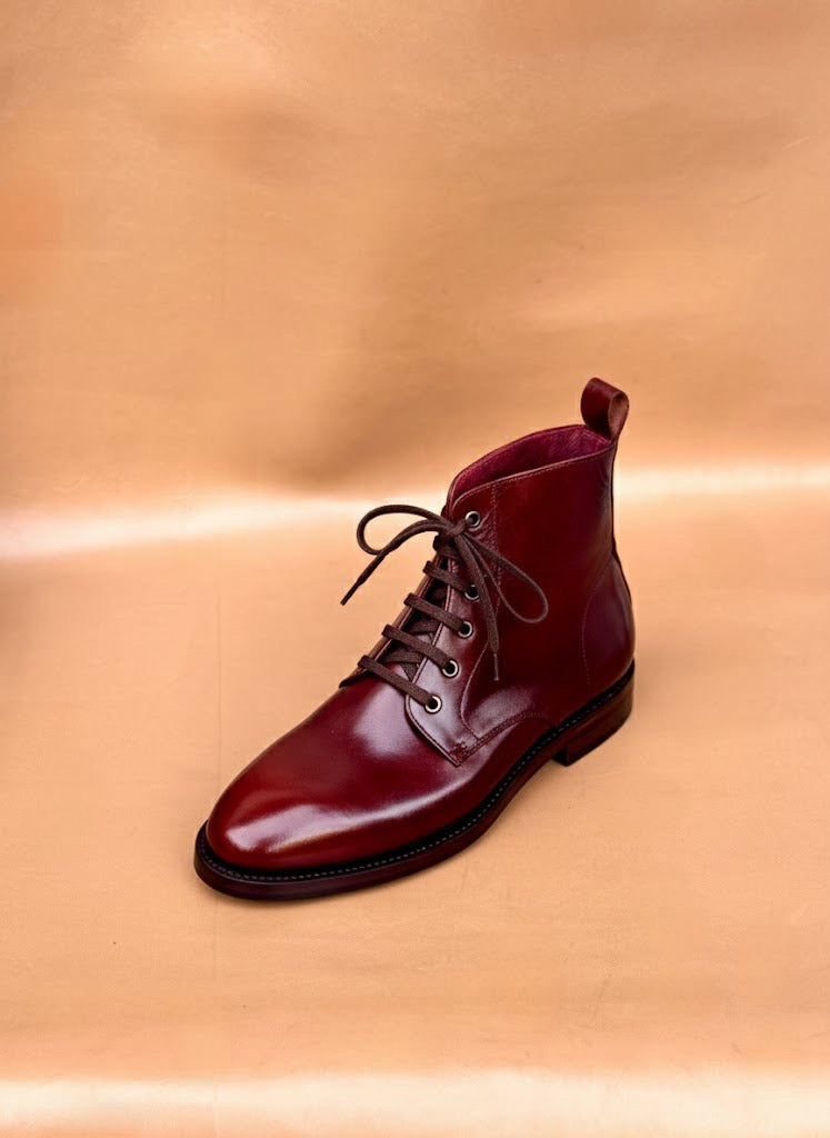Burgundy dress boots