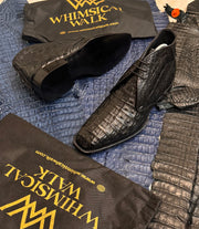 Black Alligator Boots