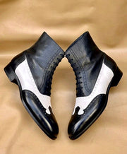 Black spectator Boots