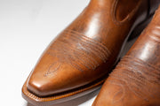 Brown vintage cowboy boots