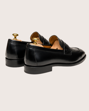 Black penny loafers