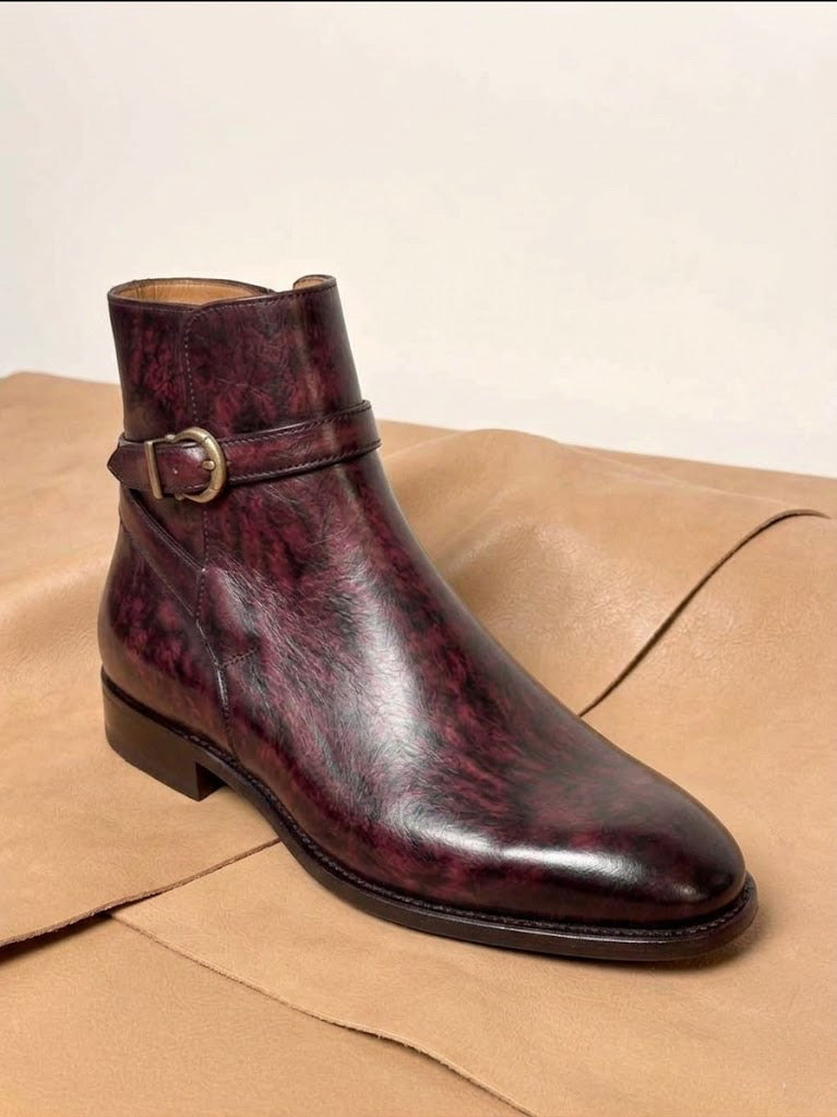 Burgundy Jodhpur Boots