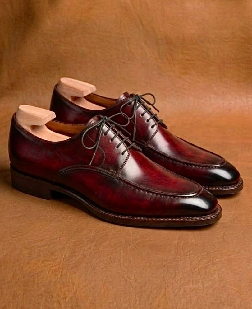 Burgundy Patina Derby