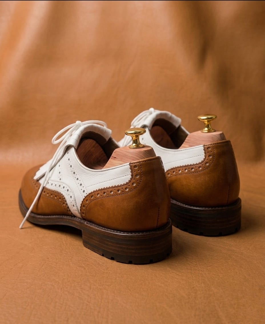Two-Tone Spectator Kiltie Brogues
