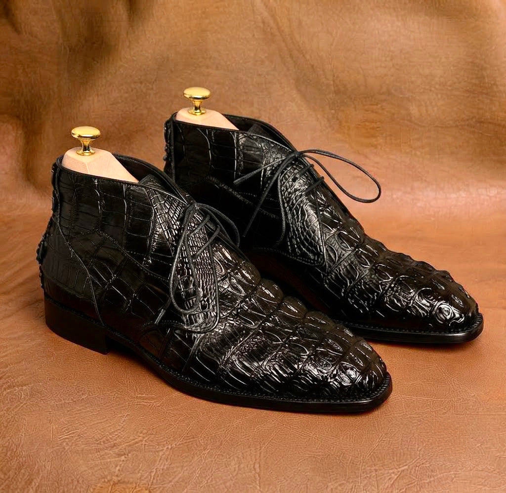 Crocodile chukka boots