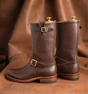 Brown Biker Boots
