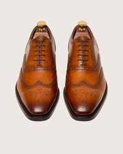 Tan wingtip Oxford