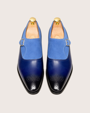 purple patina monkstrap