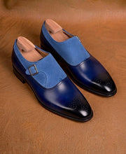 purple patina monkstrap
