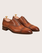 Tan chiselled Toe Oxford
