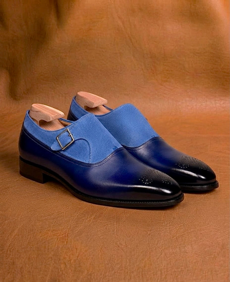 purple patina monkstrap