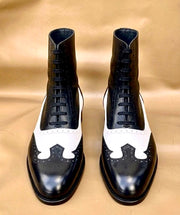 Black spectator Boots