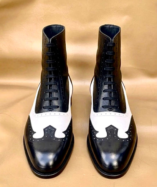 Black spectator Boots