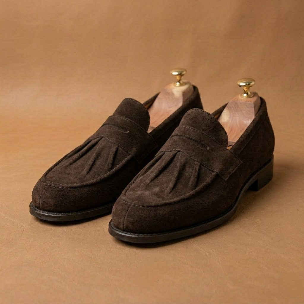 Brown suede mazly Loafers