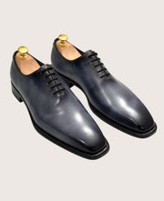 Smoked gray whole-cut oxford
