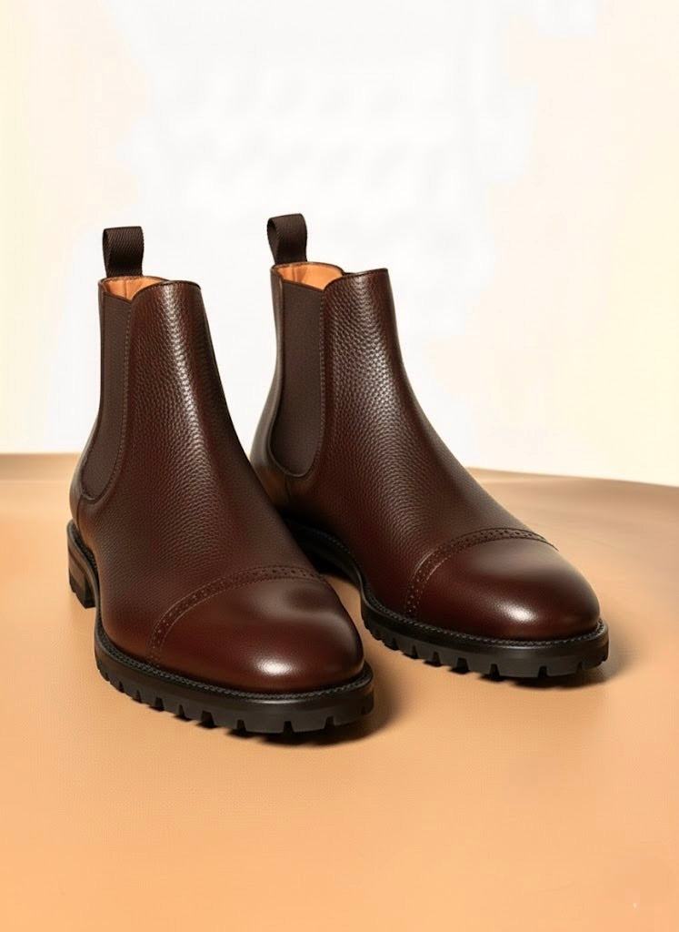 Brown Captoe chelsea