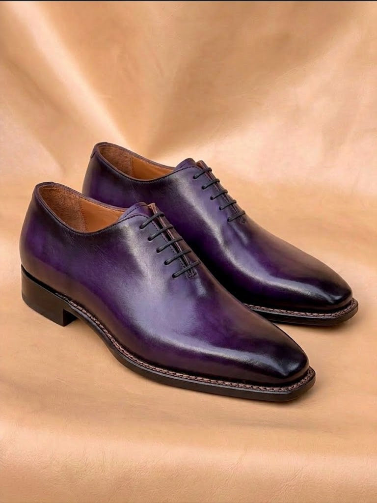 Purple patine wholecut oxford