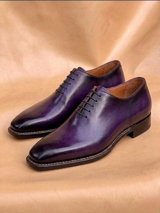 Purple patine wholecut oxford