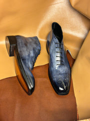 Smoked Blue Chukka Boots