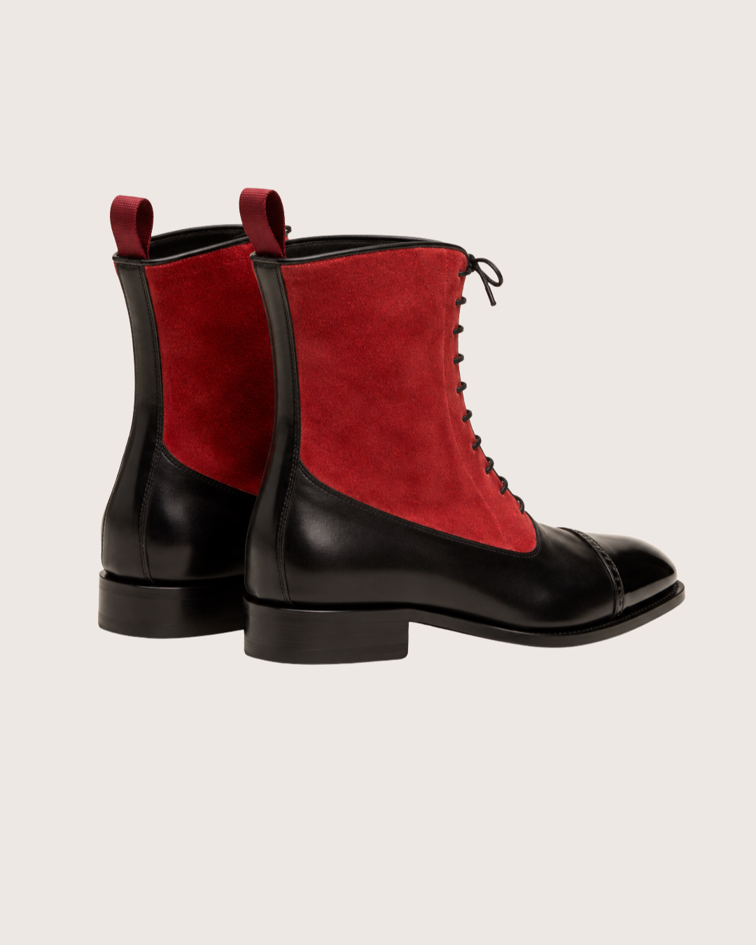 Red Victorian Boots