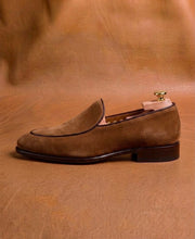 Brown suede Belgian Loafer
