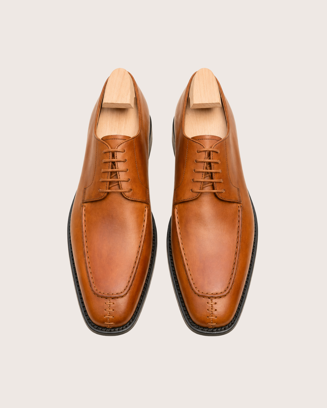 Tan Split Toe Derby