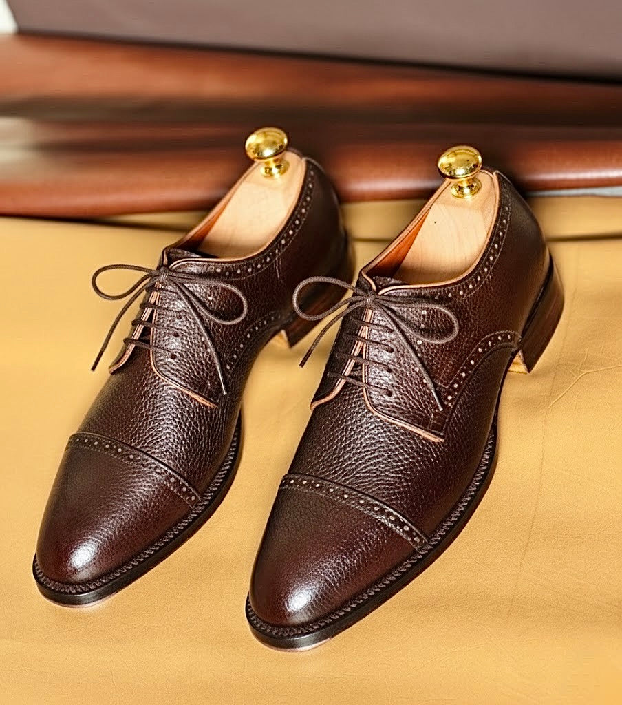 Brown Grain oxford