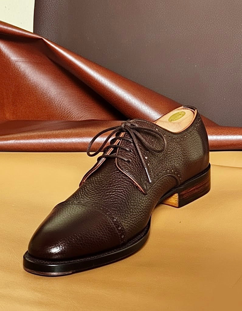 Brown Grain oxford