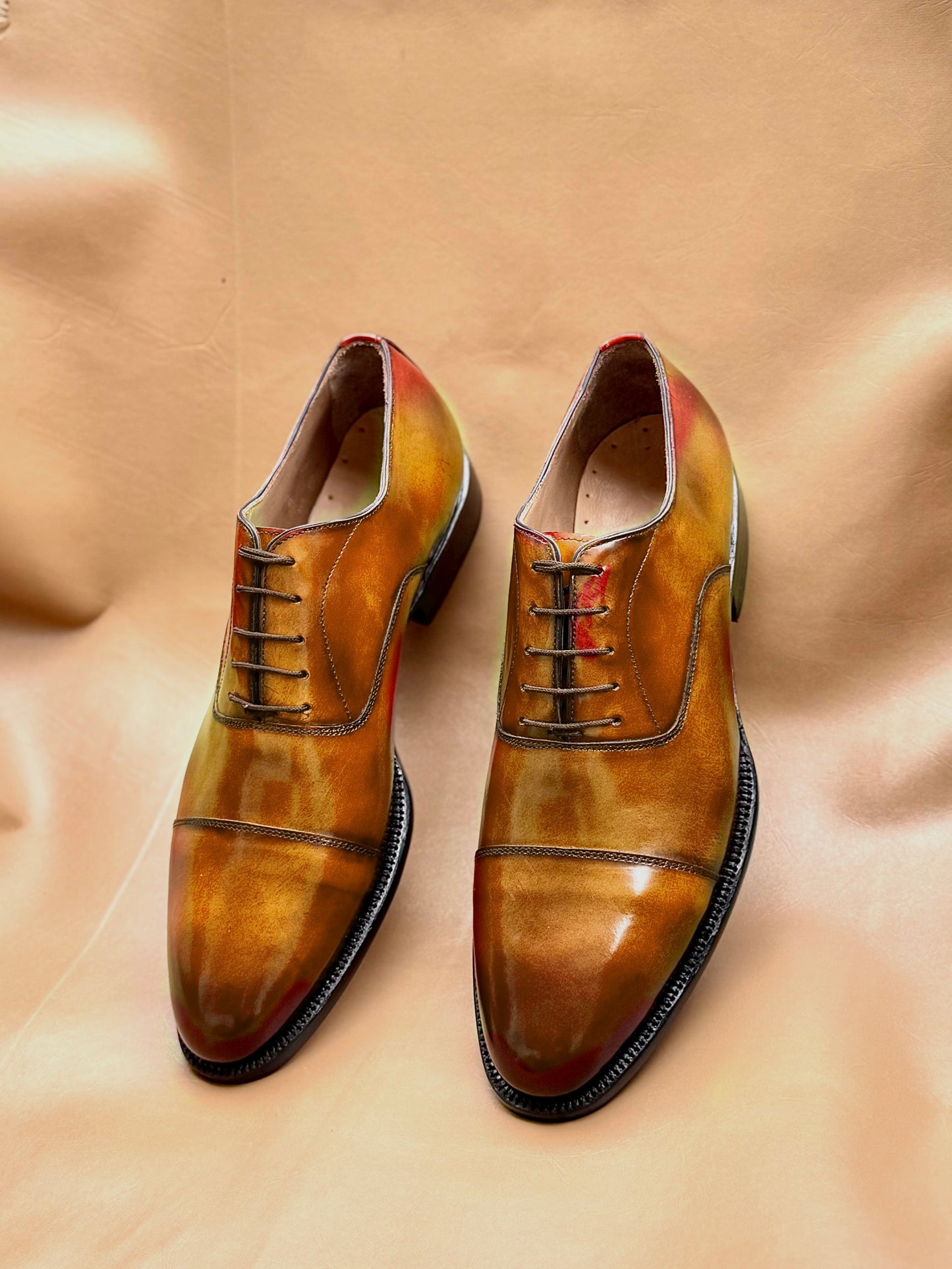 Gold Patina oxford
