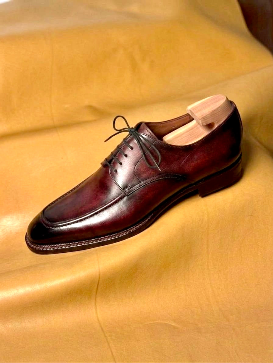 Burgundy Patina Derby