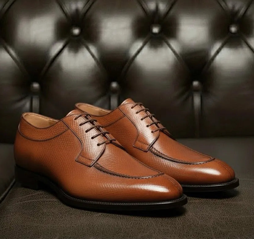 Tan Hatch Grain Derby