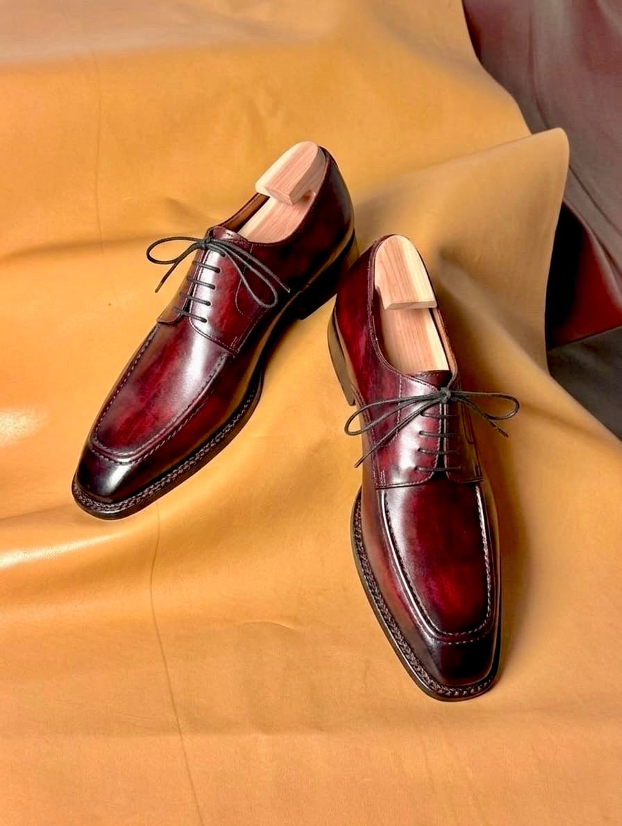 Burgundy Patina Derby