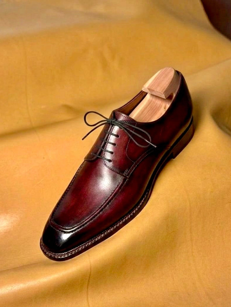 Burgundy Patina Derby