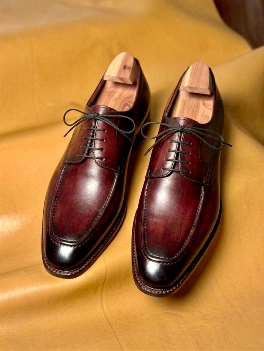 Burgundy Patina Derby
