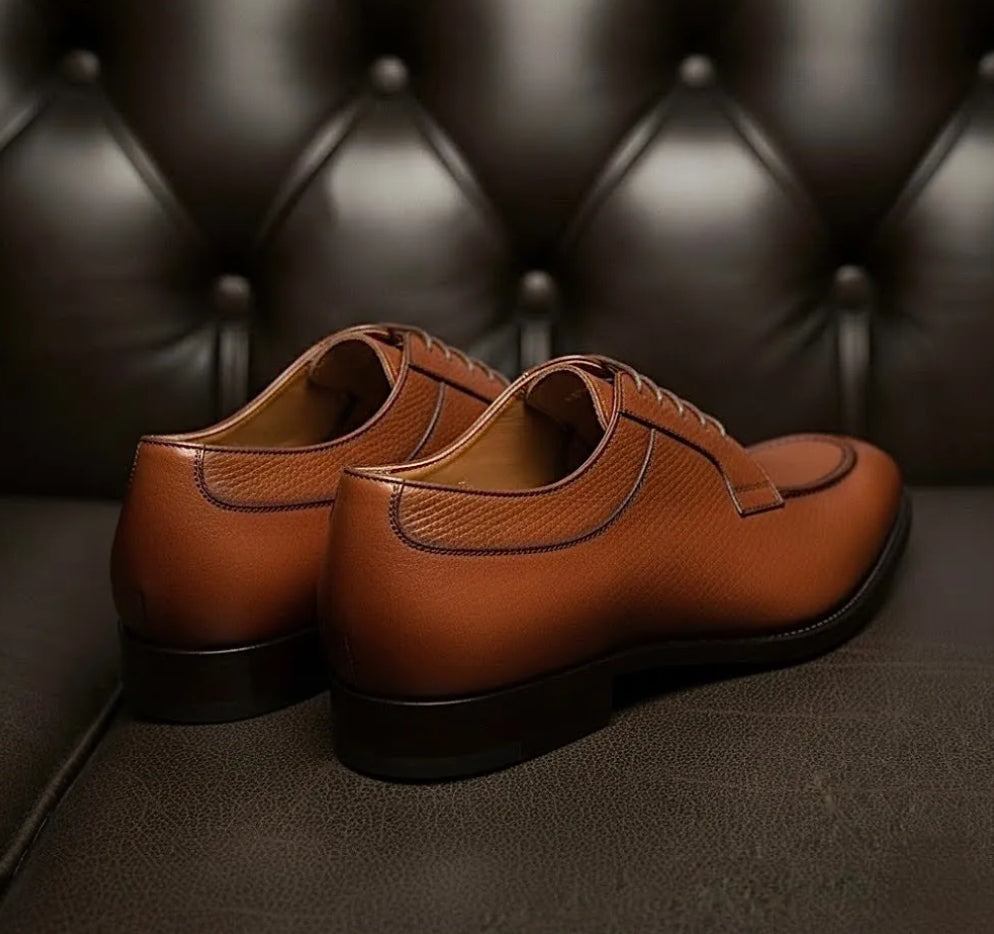 Tan Hatch Grain Derby