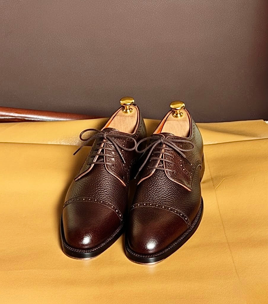 Brown Grain oxford
