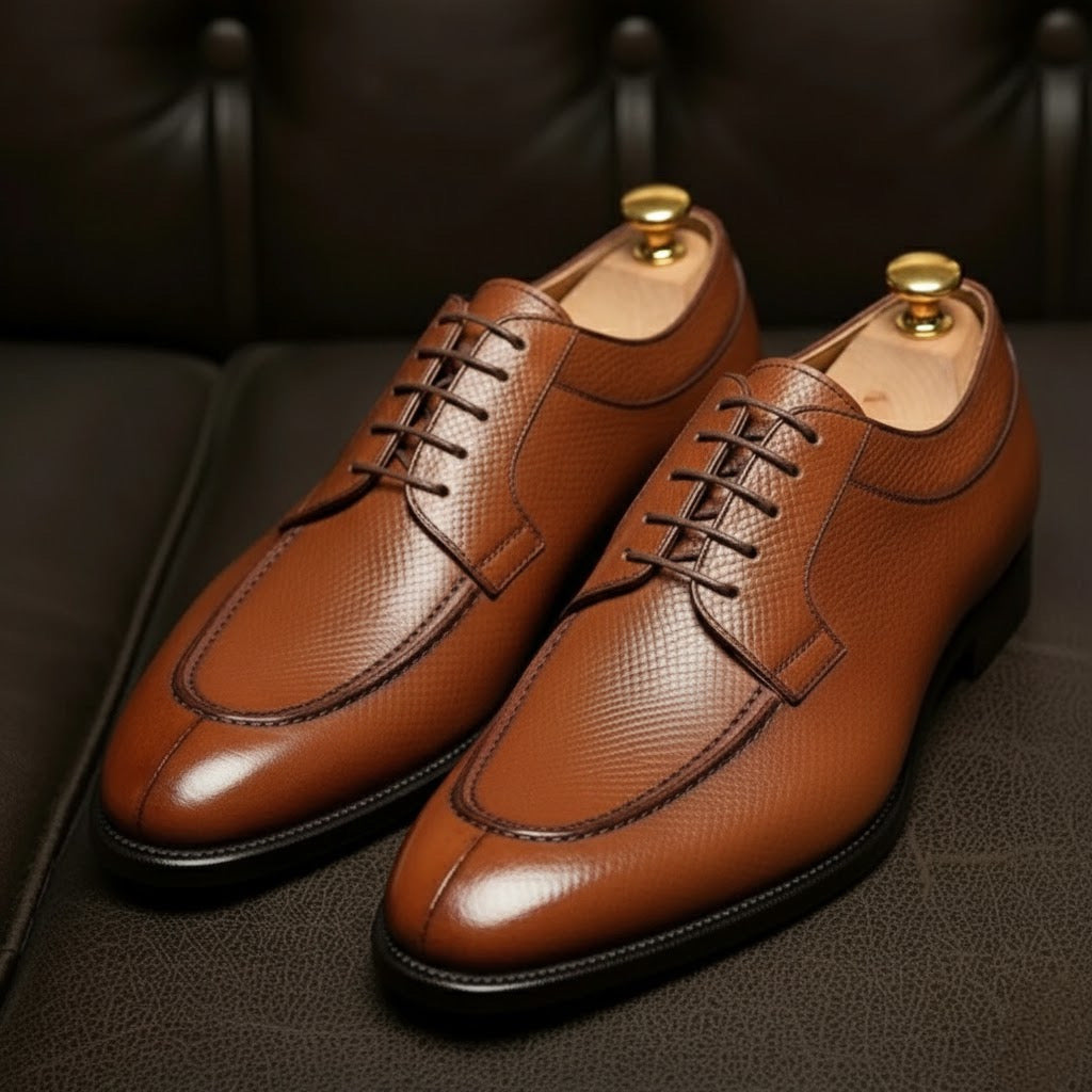 Tan Hatch Grain Derby